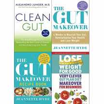 9789123675340-9123675349-Clean gut, gut makeover, recipe book and very clever gut diet 4 books collection set