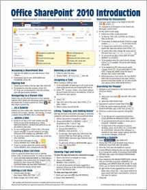 9781936220304-193622030X-Microsoft SharePoint 2010 Quick Reference Guide: Introduction (Cheat Sheet of Instructions, Tips & Shortcuts - Laminated Card)