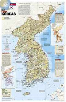 9780792249955-079224995X-North Korea, South Korea, The Forgotten War: 2 sided [Tubed] (National Geographic Reference Map)