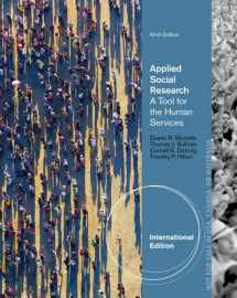 9781285162324-1285162323-Applied Social Research: A Tool for the Human Services, International Edition