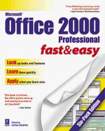 9780761520320-0761520325-Office 2000 Professional Fast & Easy: Six-Pack Edition