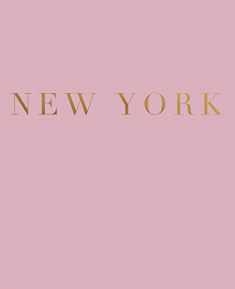 New York: A decorative book for coffee tables, bookshelves and interior design styling | Stack deco books together to create a custom look (Cities of the World in Blush)
