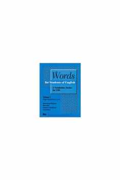 Words for Students of English: A Vocabulary Series for ESL, Vol. 1 (Pitt Series in English As a Second Language) (Volume 1)