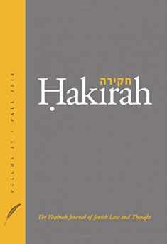 Hakirah: The Flatbush Journal of Jewish Law and Thought