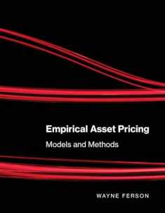 Empirical Asset Pricing: Models and Methods (Mit Press)