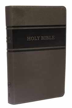 KJV Holy Bible: Deluxe Gift, Gray Leathersoft, Red Letter, Comfort Print: King James Version
