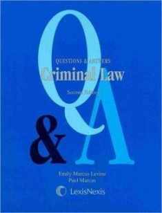 Questions and Answers: Criminal Law
