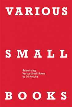 VARIOUS SMALL BOOKS: Referencing Various Small Books by Ed Ruscha (Mit Press)