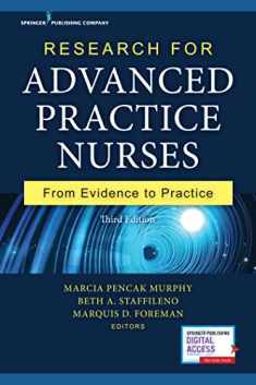 Research for Advanced Practice Nurses: From Evidence to Practice