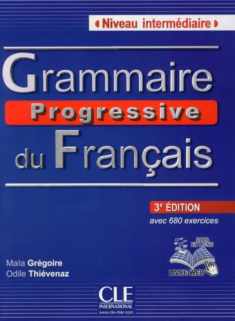 Grammaire Progressive Du Francais - Nouvelle Edition: Livre Intermediaire 3e Edition + Cd-audio (Collec Progress) (French Edition)