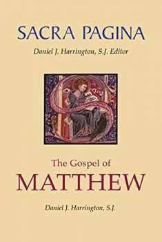 The Gospel of Matthew (Sacra Pagina Series, Vol 1) (Volume 1)