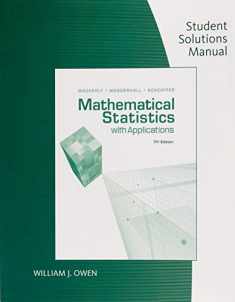 Student Solution Manual for Mathematical Statistics With Application