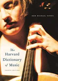 The Harvard Dictionary of Music (Harvard University Press Reference Library)