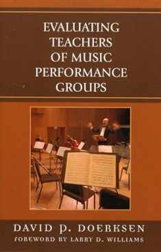 Evaluating Teachers of Music Performance Groups