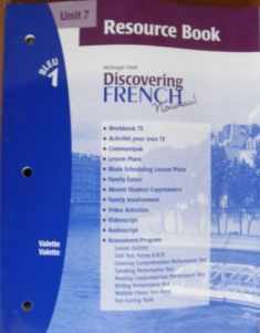 Discovering French Nouveau (Unit 7 Resource Book, Bleu 1)