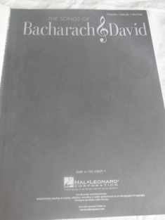 The Songs of Bacharach & David Piano, Vocal and Guitar Chords
