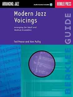 Modern Jazz Voicings Arranging for Small and Medium Ensembles (Book/Online Audio)