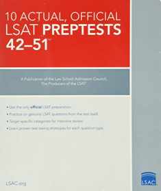 10 Actual, Official LSAT PrepTests 42-51: (PrepTests 42–51)