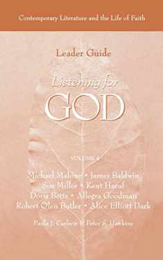 Listening for God Ldr Vol 4 (Listening for God) (Listening for God (Paperback))