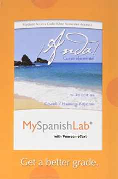 MyLab Spanish with Pearson eText -- Access Card -- for ¡Anda! Curso elemental (one semester access) (3rd Edition)