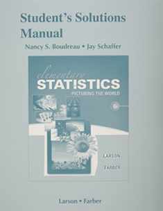 Student's Solutions Manual for Elementary Statistics: Picturing the World