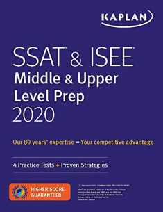 SSAT & ISEE Middle & Upper Level Prep 2020: 4 Practice Tests + Proven Strategies (Kaplan Test Prep)