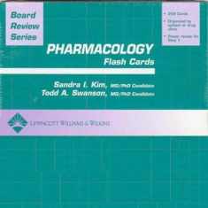 BRS Pharmacology Flash Cards (Board Review Series)