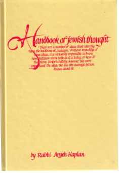 The Handbook of Jewish Thought, Volume 1