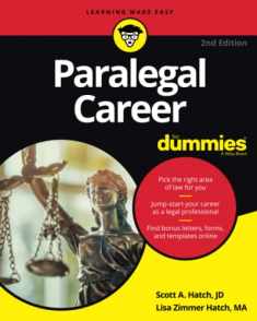 Paralegal Career For Dummies (For Dummies (Career/Education))