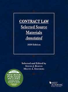 Contract Law, Selected Source Materials Annotated, 2020 Edition (Selected Statutes)
