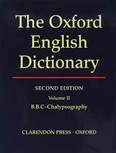 Oxford English Dictionary Edition Volume 2