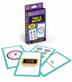 Carson Dellosa Time and Money Number Flash Cards for Kids Ages 4 - 8, Telling Time Flash Cards, Clock Practice, and Counting Money, Kindergarten, 1st Grade, 2nd Grade and 3rd Grade