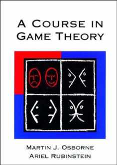 A Course in Game Theory (Mit Press)