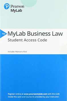 MyLab Business Law with Pearson eText -- Access Card -- for Business Law
