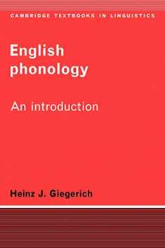 English Phonology 1ed: An Introduction (Cambridge Textbooks in Linguistics)