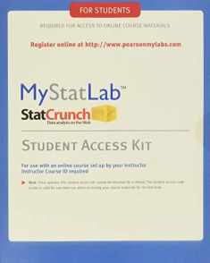 MyStatLab Student Access Kit: Including Statcrunch