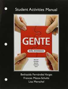 Student Activities Manual for Gente: Nivel intermedio