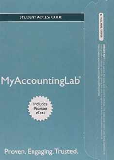 MyLab Accounting with Pearson eText -- Access Card -- for Horngren's Financial & Managerial Accounting (My AccountingLab)