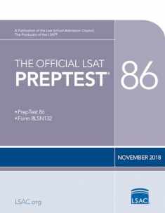 The Official LSAT PrepTest 86: (Nov. 2018 LSAT)