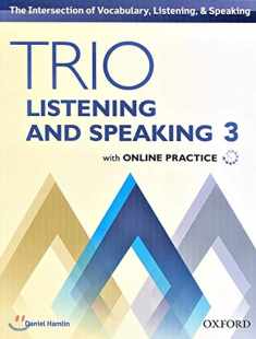 Trio Listening and Speaking Level Three Student Book Pack with Online Practice