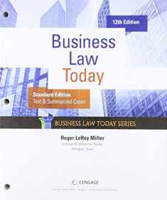 Bundle: Business Law Today, Standard: Text & Summarized Cases, Loose-Leaf Version, 12th + MindTap, 1 term Printed Access Card