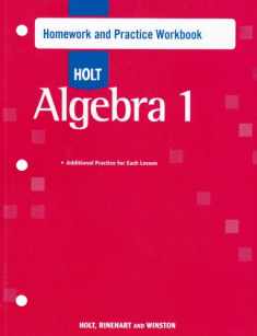 Algebra 1: Homework and Practice Workbook