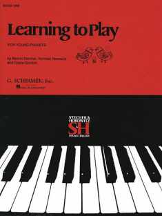 Learning to Play Instructional Series - Book I: Piano Technique