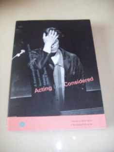Acting (Re) Considered (Worlds of Performance)
