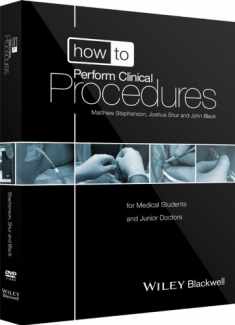 How to Perform Clinical Procedures: for Medical Students and Junior Doctors, includes 2 DVDs