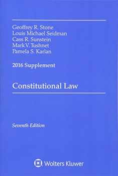 Constitutional Law: 2016 Supplement (Supplements)
