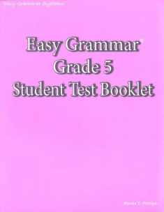 Easy Grammar Grade 5 Test Book