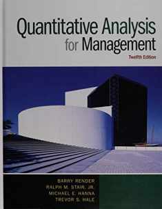 Quantitative Analysis for Management (12th Edition)