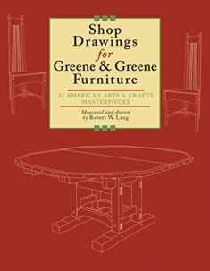 Shop Drawings for Greene & Greene Furniture: 23 American Arts and Crafts Masterpieces (Fox Chapel Publishing)