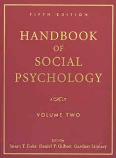 Handbook of Social Psychology: Volume Two